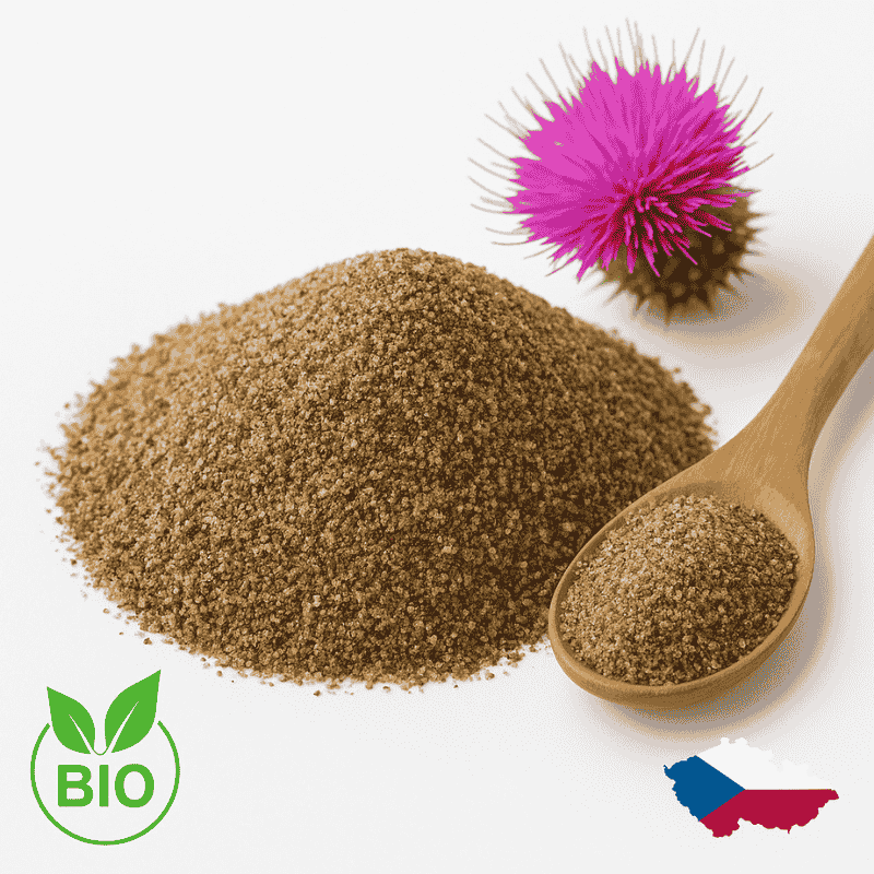 Bio drcený ostropestřec mariánský 250g z ekologického zemědělství