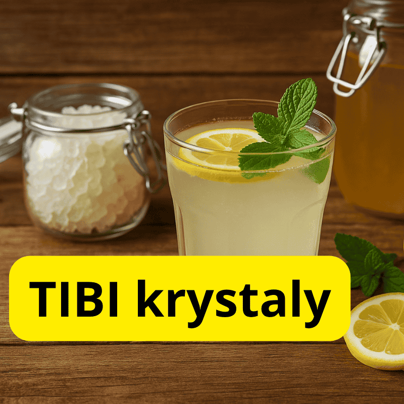 Domácí výroba vodního kefíru s Tibi krystaly